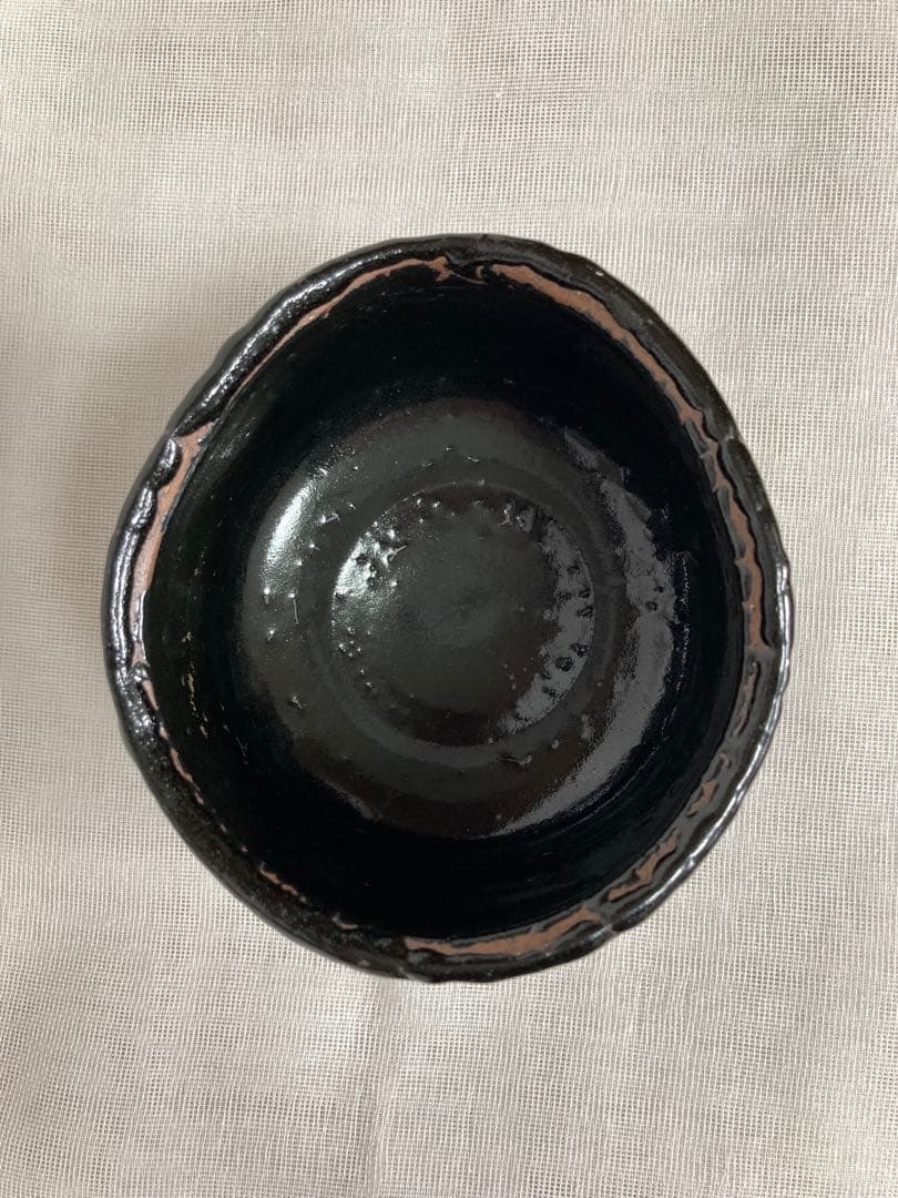 松浦真哉／鬼瀬戸黒茶碗／B34