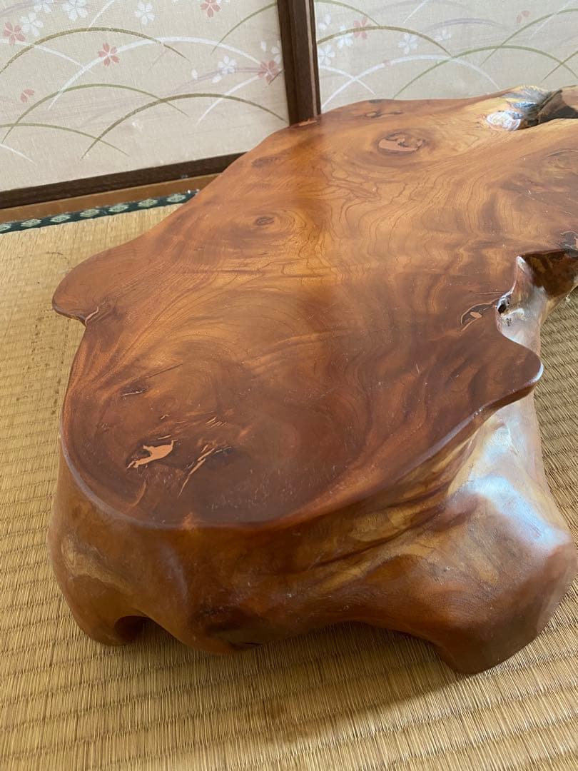 恵比寿と大黒天の木像　七福神　商売繁盛　大漁　財福　骨董　台座付　特大