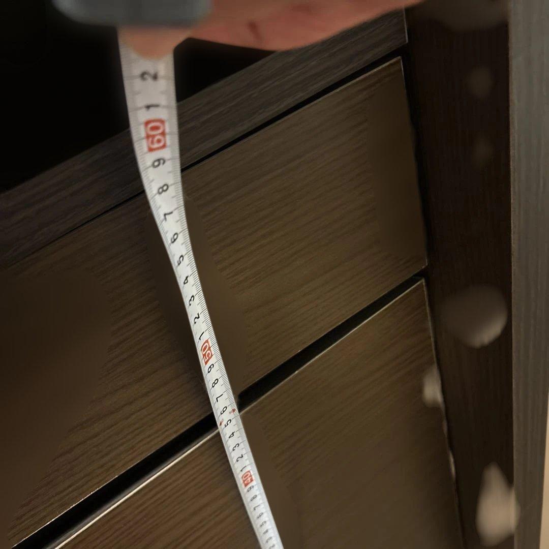 ダークブラウン パソコンデスク 引き出し付き-お譲り値段は2月10日まで