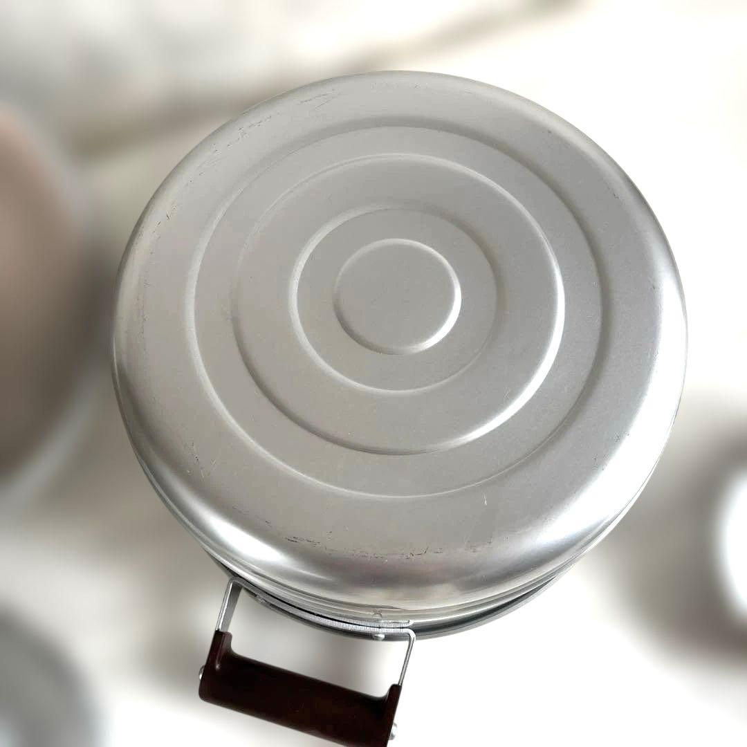 【展示未使用】蒸し鍋　ホクセイ　アルミ ジェットスチーマ　蒸し器 深鍋 28cm