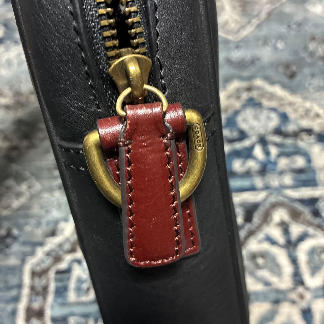 COACH ビジネスバッグ 黒と茶色