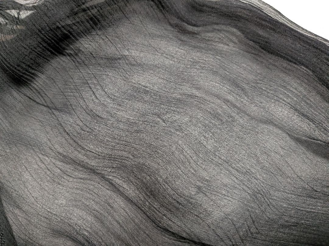 D&G 黒のシフォン袖トップス