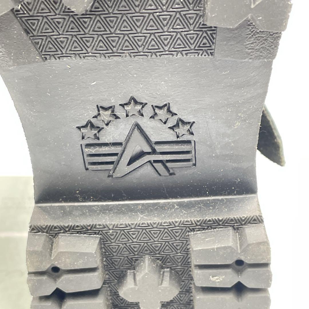 アルファインダストリーズ　エンジニアブーツ　スチールトゥ　サイドジップ　25.5