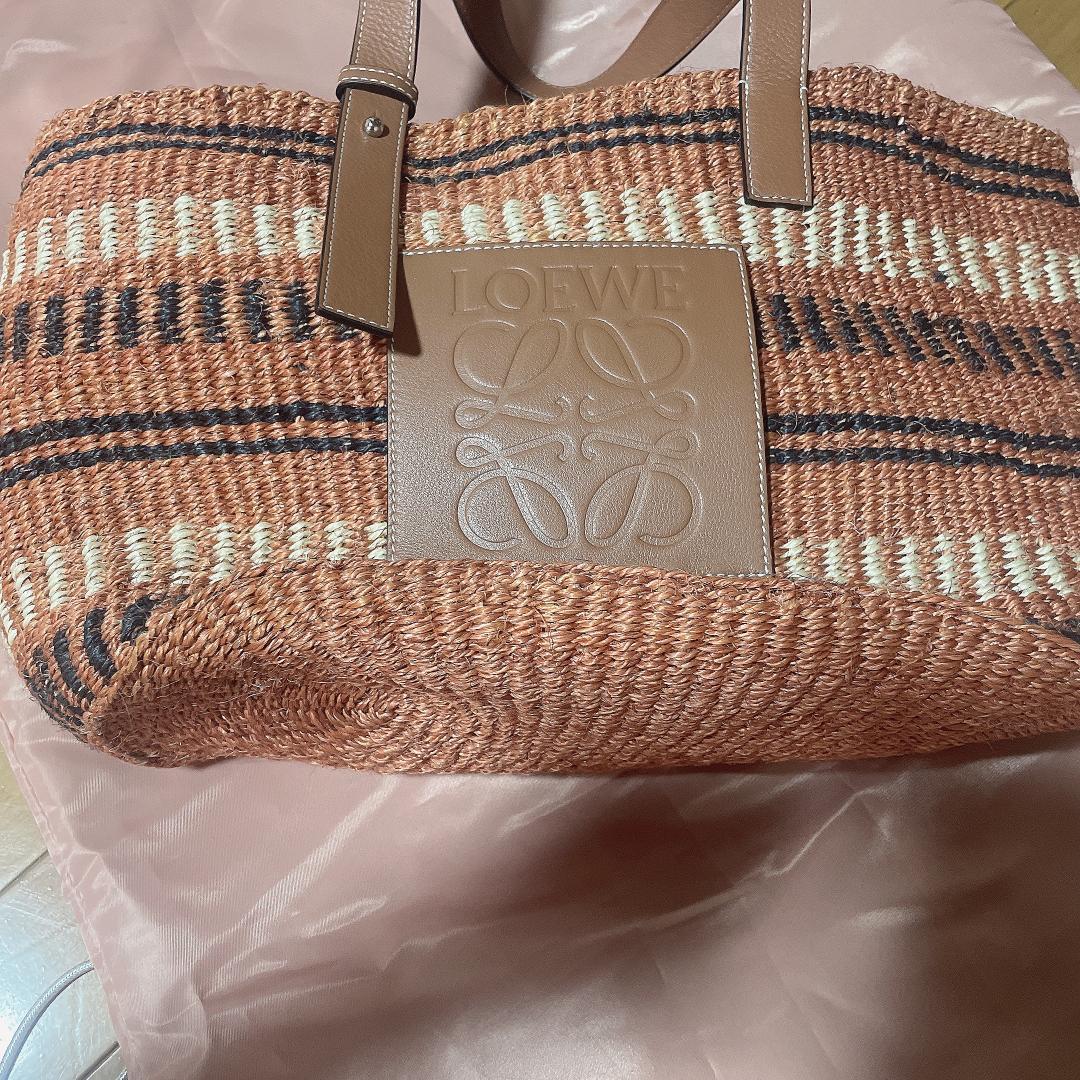 LOEWE ストライプ トートバッグ