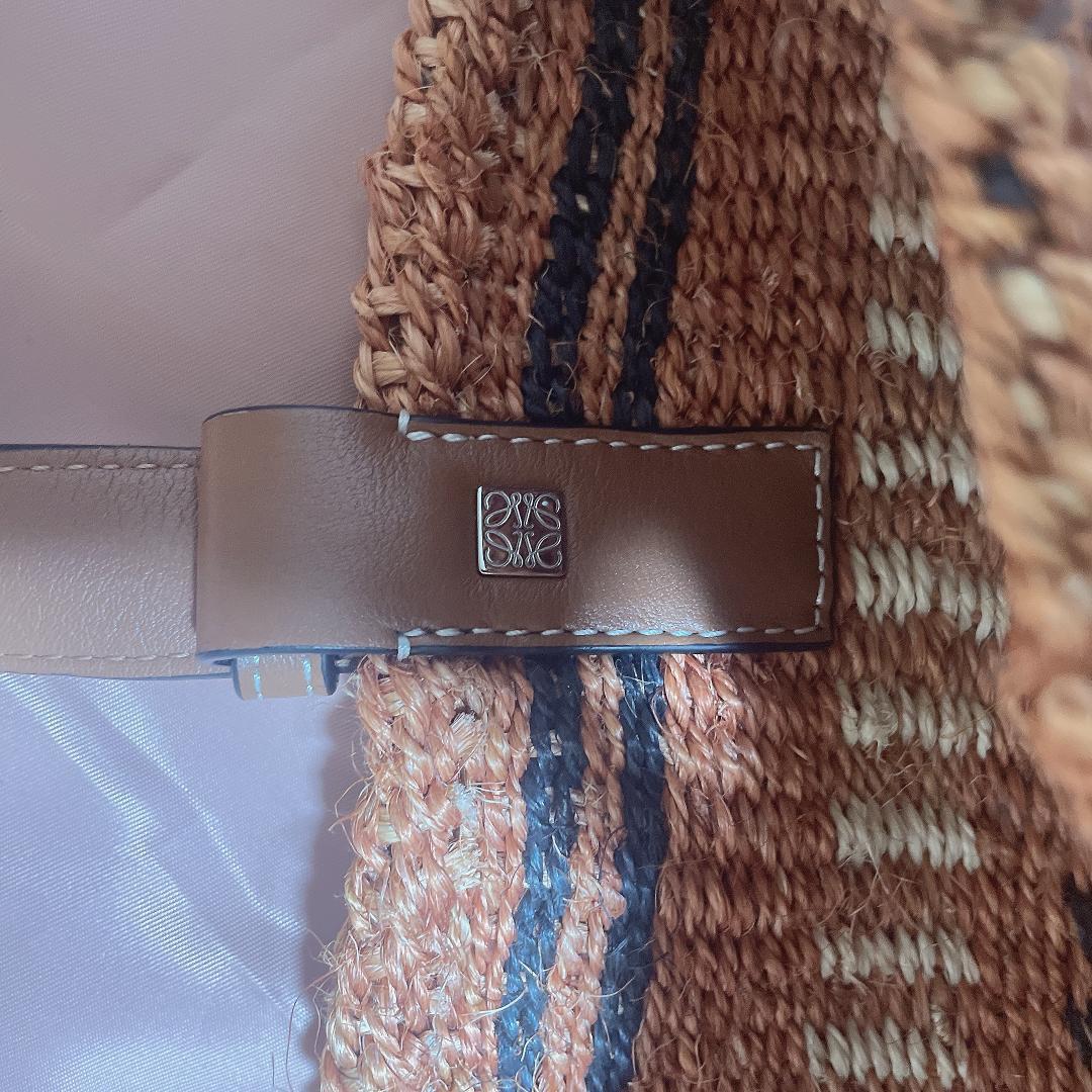 LOEWE ストライプ トートバッグ