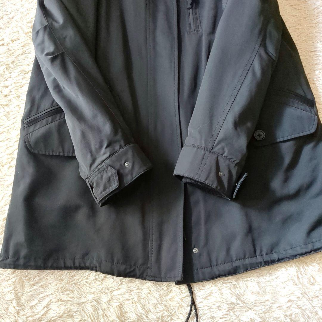 美品♥希少【23区】4way ダウンライナー モッズコート ファーフード 黒40