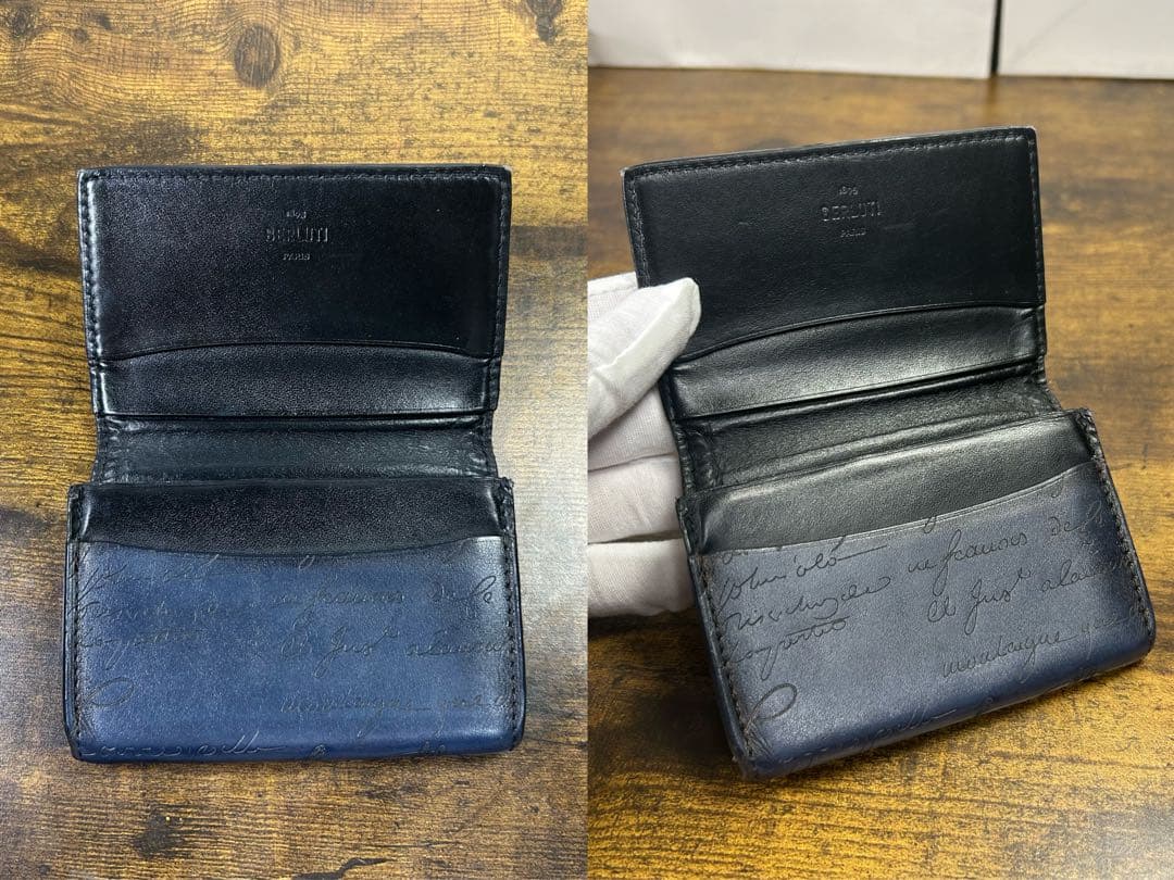 約9.9万円　極美品　Berluti インヴィア フラップ 名刺入れ