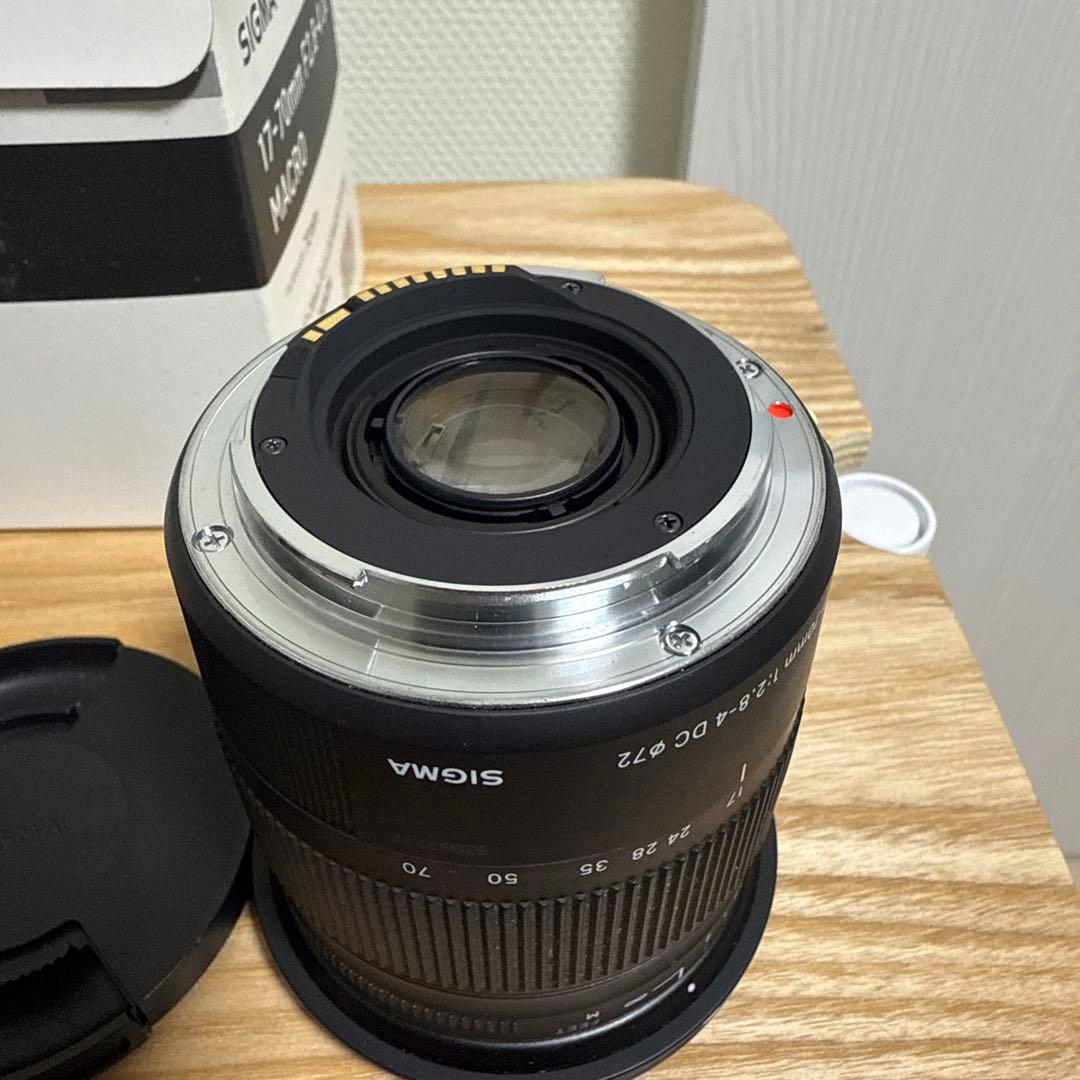 美品 SIGMA DC 17-70mm 1:2.8-4.5 Canonキャノン用
