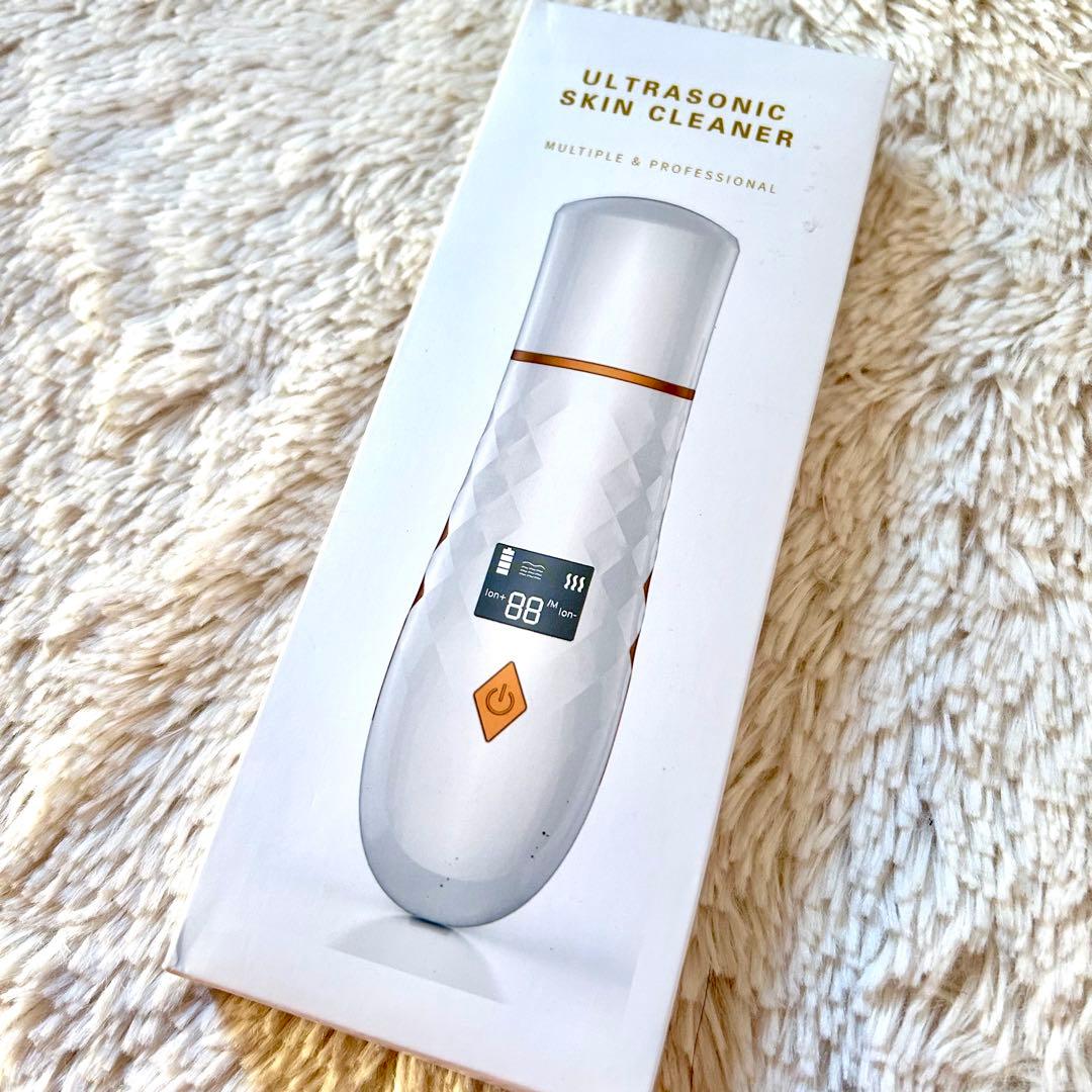 ウォーターピーリング 美顔器 多機能美顔器 超音波 ems イオン 自動電源オフ