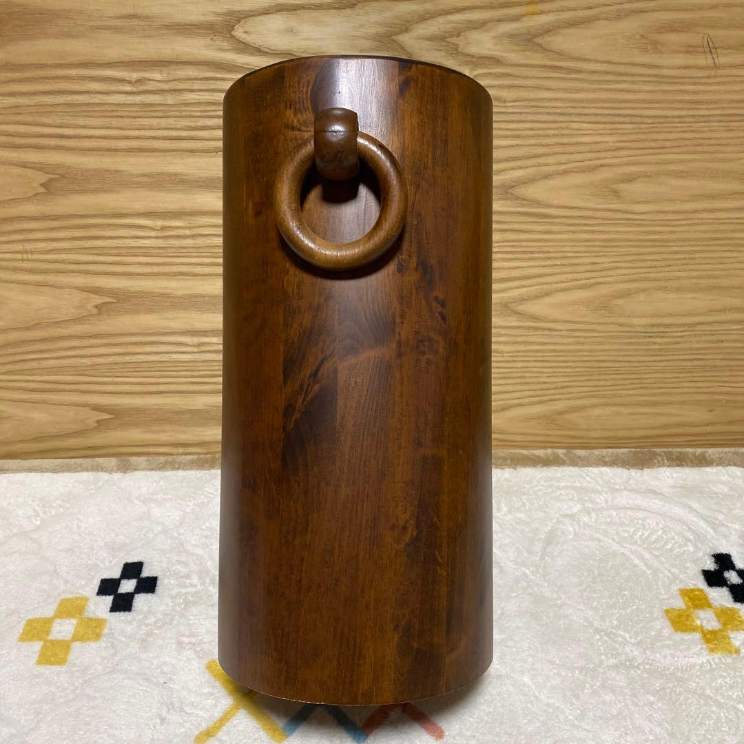 ドマン　傘立て　収納　無垢材　アンティーク　ほぼ未使用