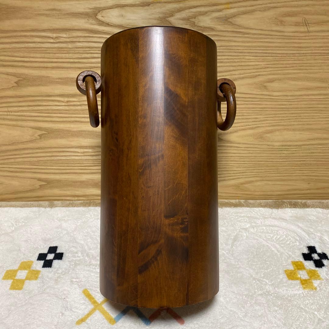 ドマン　傘立て　収納　無垢材　アンティーク　ほぼ未使用