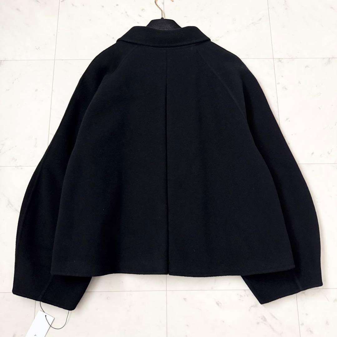 新品❤️23AW ADORE リバーショートコート　ピーコート　ブラック　M