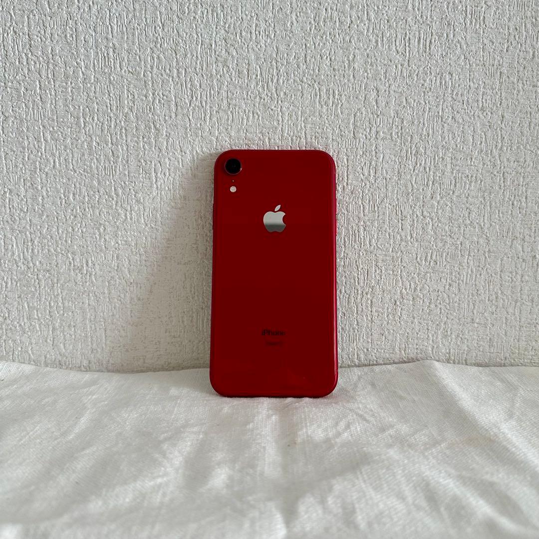 Apple iPhone XR(64GB) レッド ※小傷あり