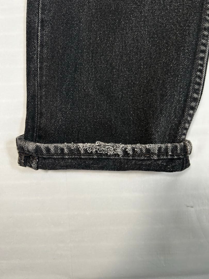 85年製 517 ブラック ユーロリーバイス UK製 ブーツカット W35L34