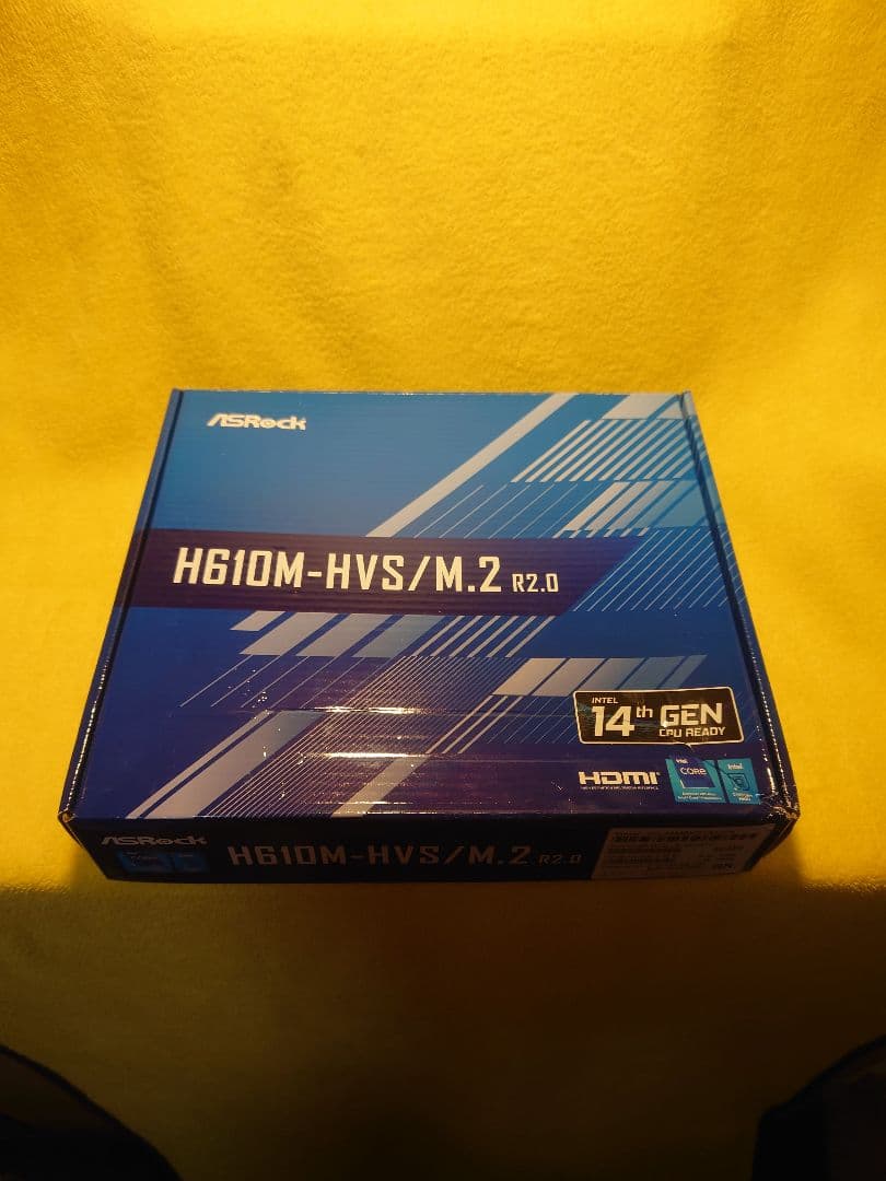 ASRock H610M-HVS/M.2 R2.0マザー + i3-12100F