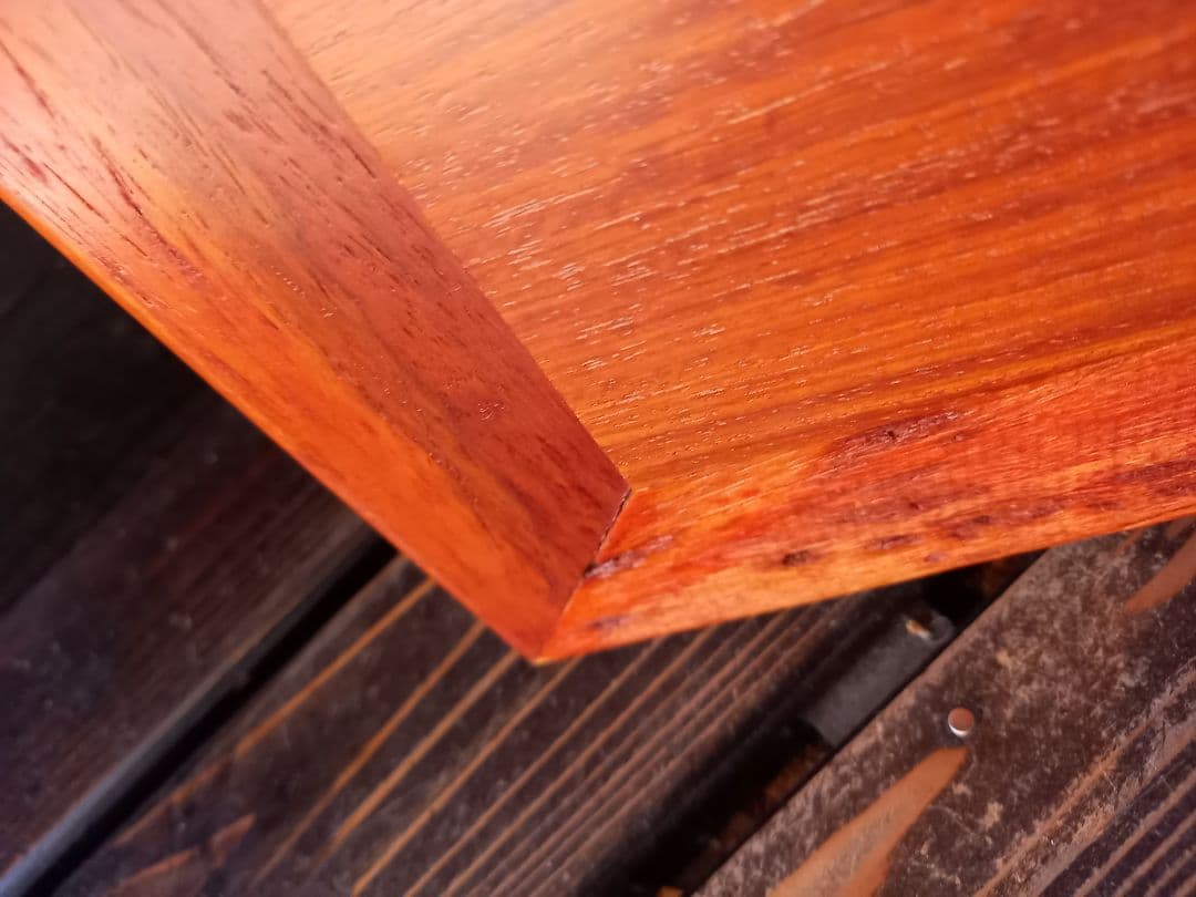 1960's　デンマーク　北欧　モダン　チーク　重厚　無垢材　ウッド　ミラー