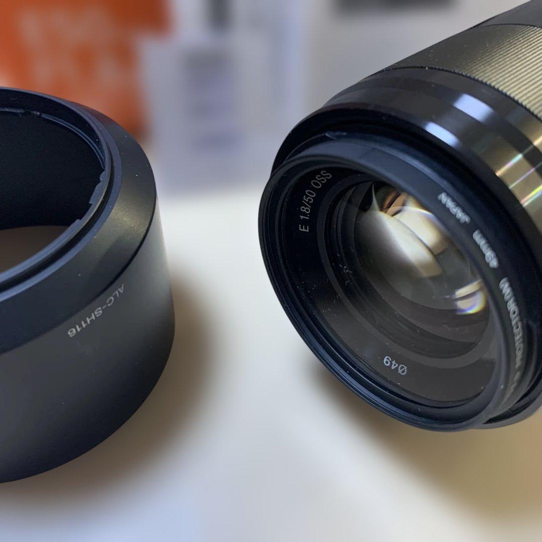SONY E 50mm F1.8 レンズ(SEL50F18)