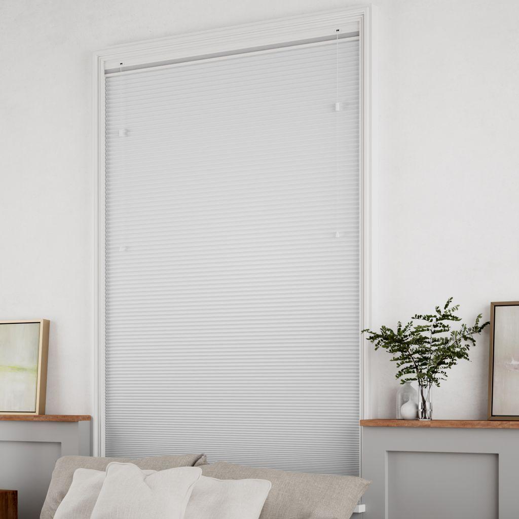 未使用　ハニカムシェード　シアーライトグレー 　120×124