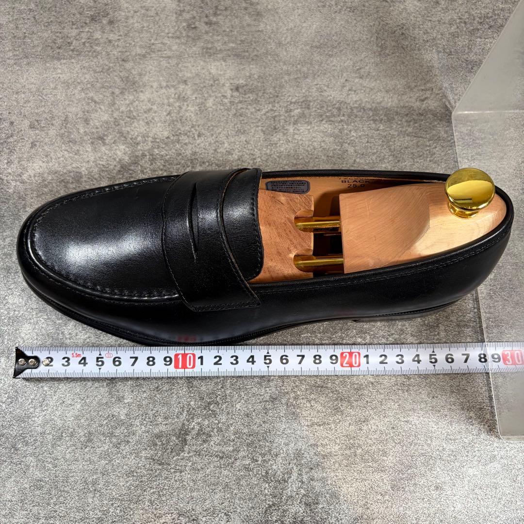 新品　オリヒカ 25cm EEE イタリアンレザー ローファー マッケイ 黒