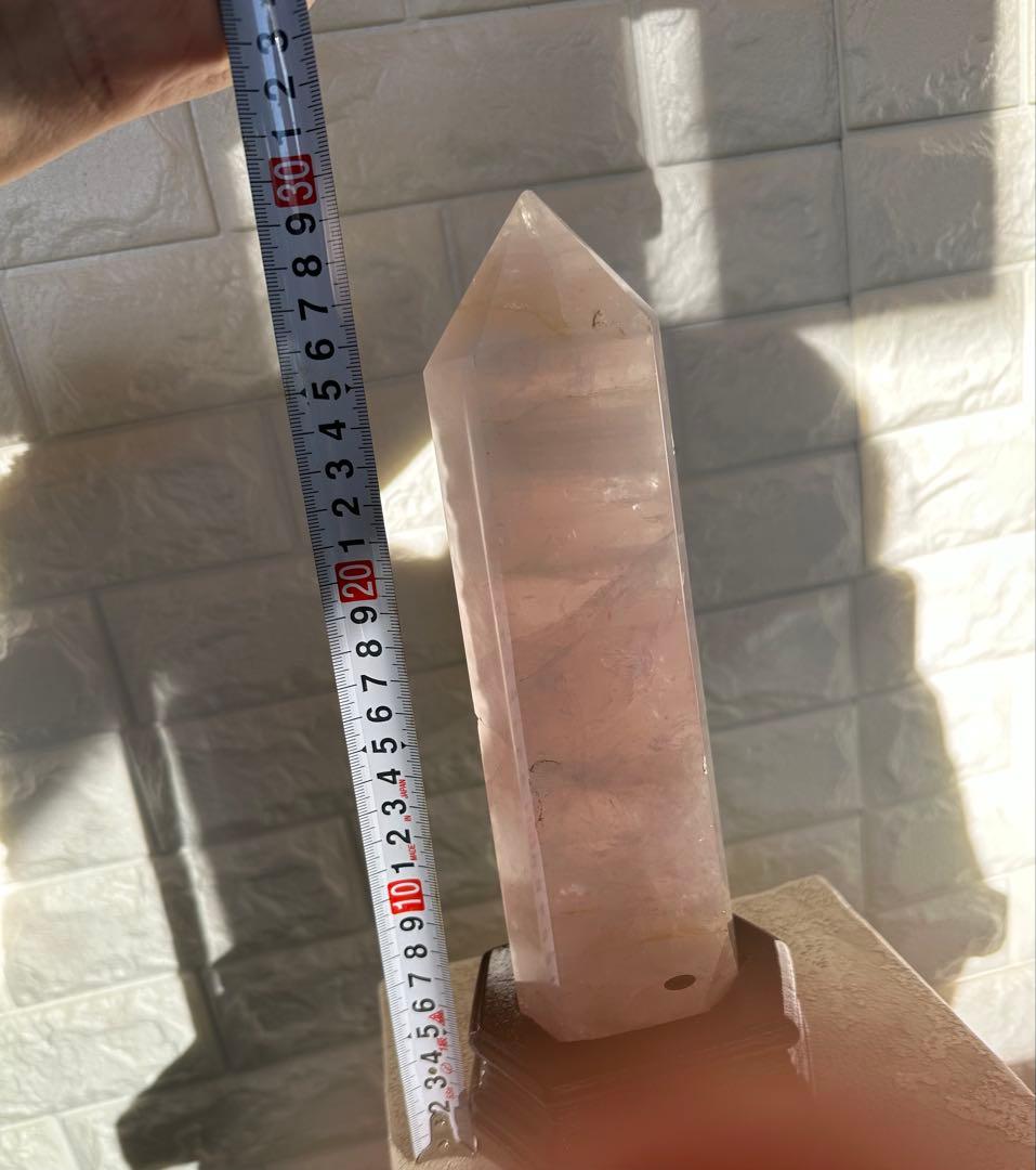 ローズクォーツ ポイント（タワー）