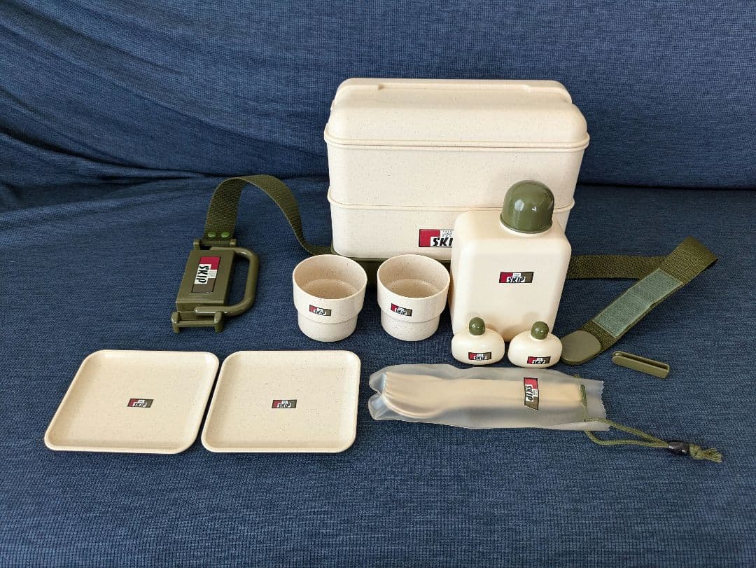 【SKIP】ペアランチボックスセット【レトロ】