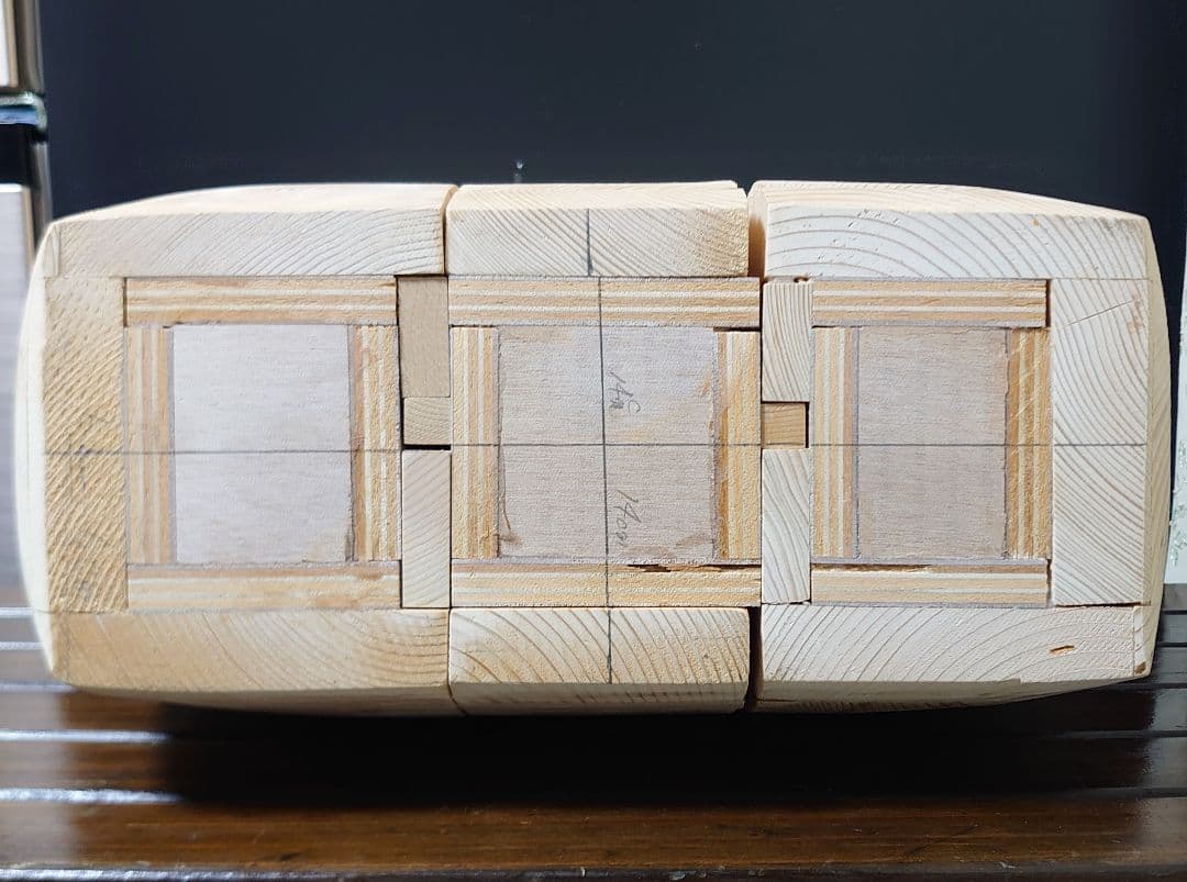 山ぶどう籠　製作用　木型　未使用