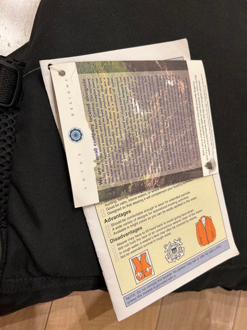 物価価格高騰　Lotus Designs XX-Large PFD