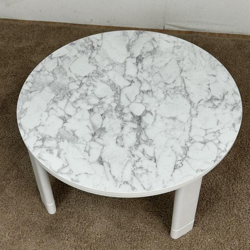 高級感!! かわいい まんまる　フラットこたつ70MHW