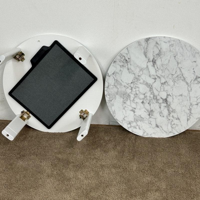 高級感!! かわいい まんまる　フラットこたつ70MHW