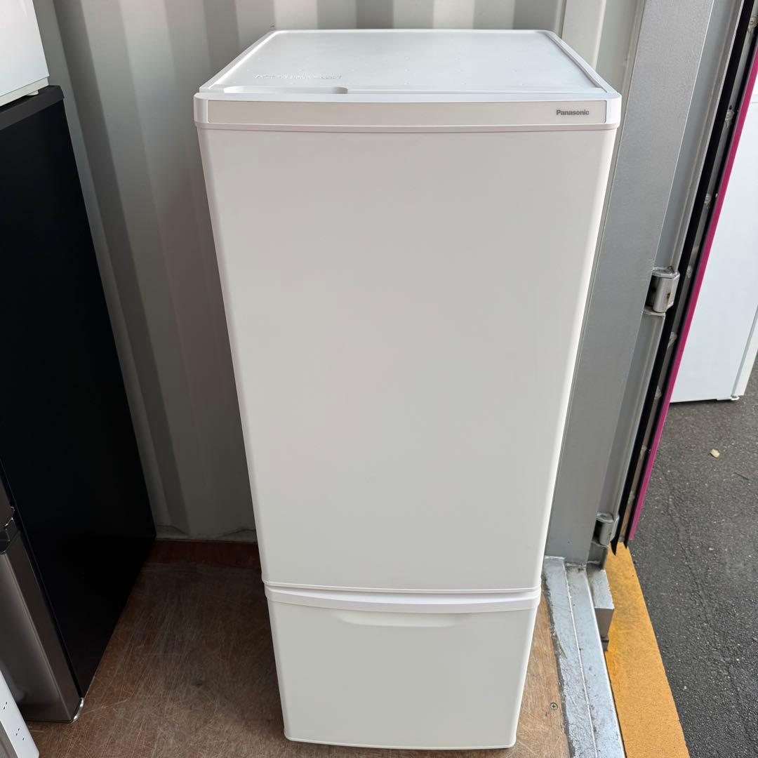 C7432★2022年製美品★パナソニック 冷蔵庫 マットホワイト 自動霜取り
