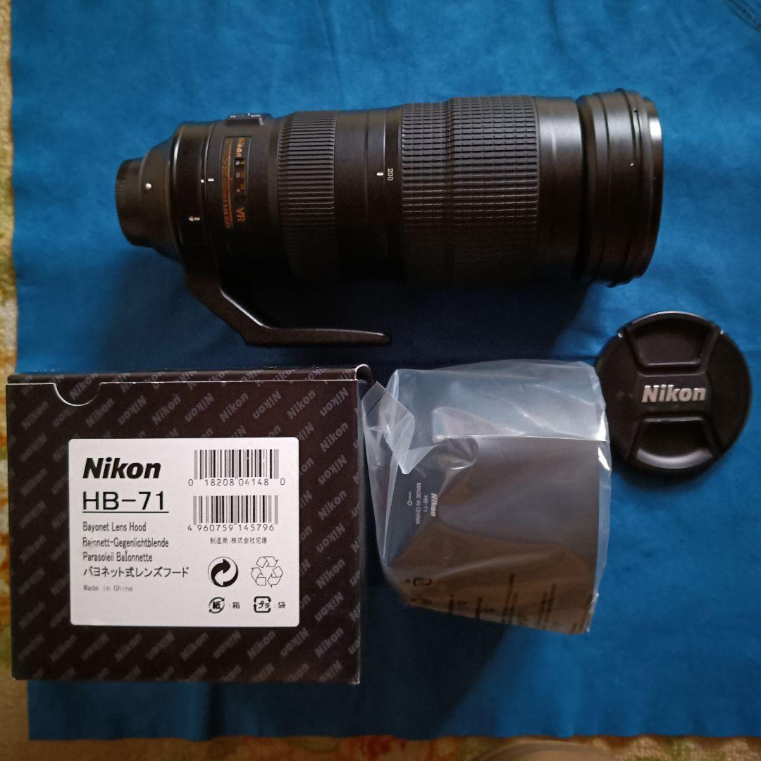 【美品】Nikonズームレンズ　AF-S NIKKOR 200-500mm