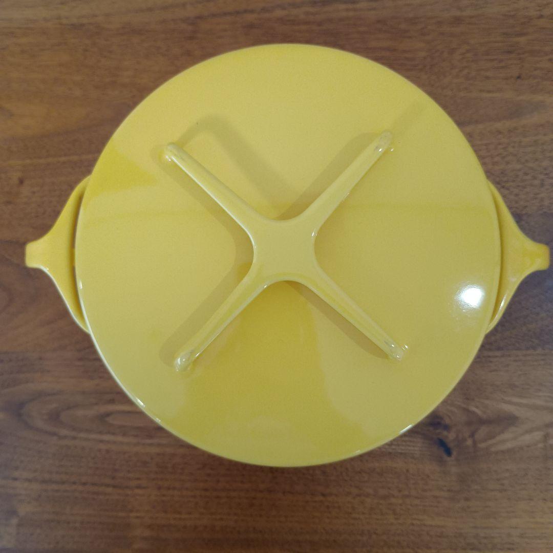 DANSK イエロー ホーロー鍋 ミルクパン