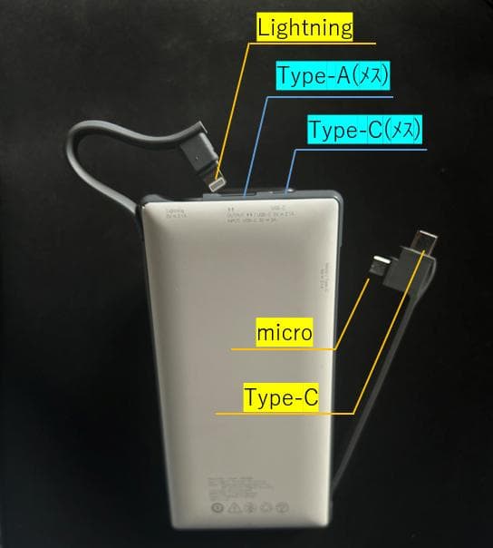 【高機能スタンド付】高速モバイルバッテリー６台＆専用スタンドセット
