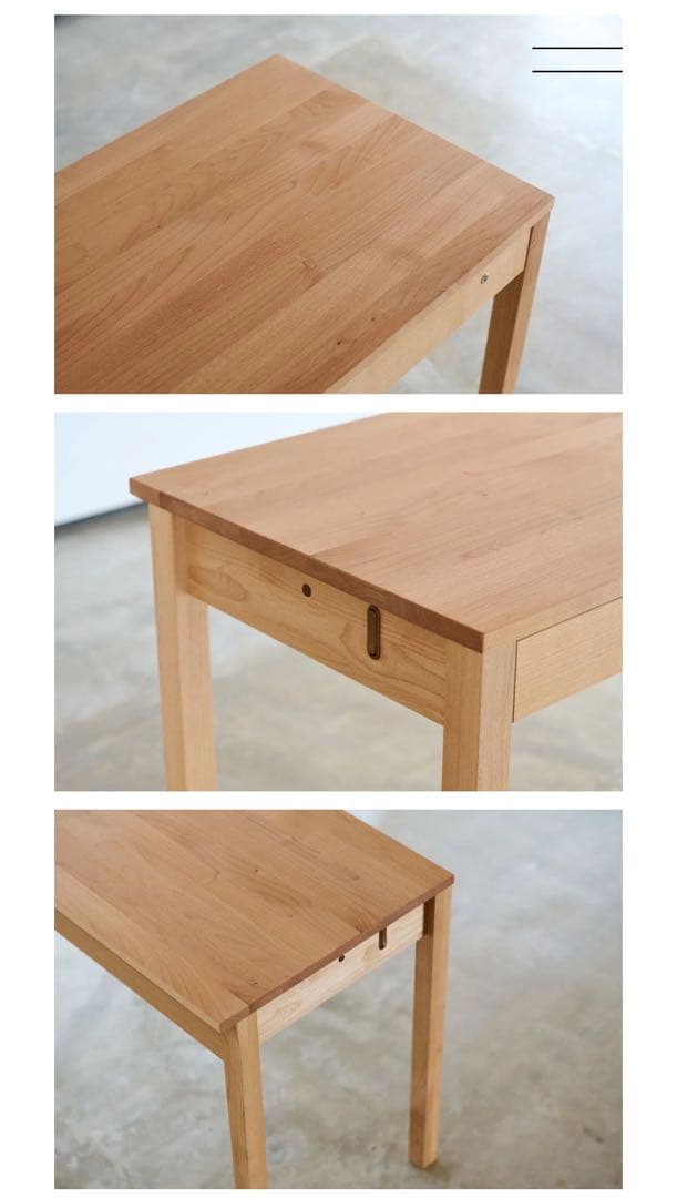 杉工場デスク　レグシー【90cm幅】