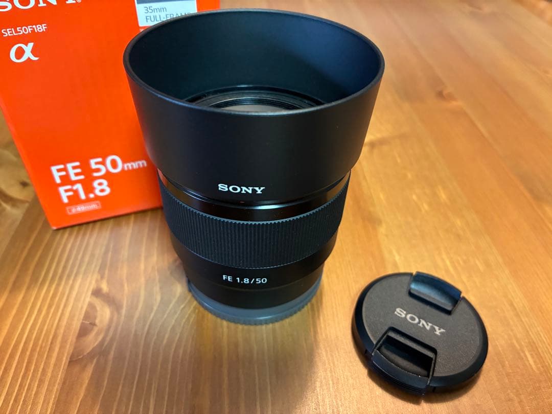 美品Sony FE 50mm F1.8 単焦点レンズ SEL50F18F