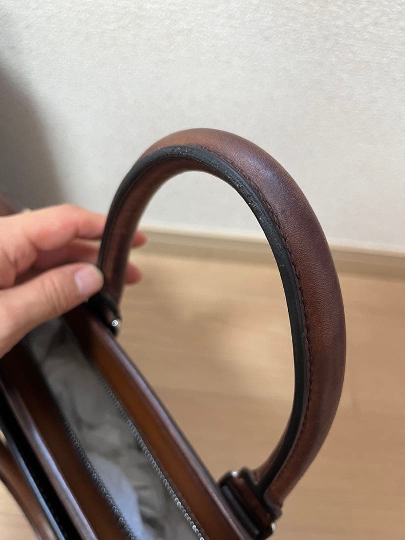 Berluti ビジネスバッグ ブラウン レザー