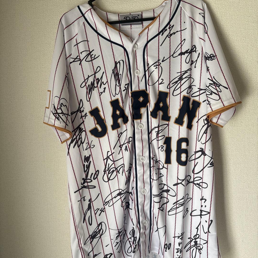 【限定非売品】WBC大谷翔平日本代表サインプリントユニフォームXLサイズ