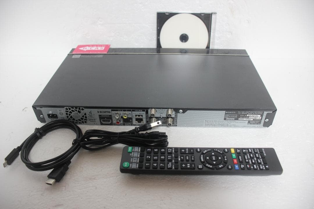 【内部徹底清掃】SONY BDZ-EW1200 1TB ブルーレイ リモコン