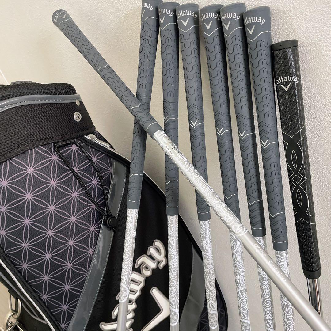 ほぼ新品未使用　最新モデル　キャロウェイ　ソレイユ　レディースゴルフクラブセット