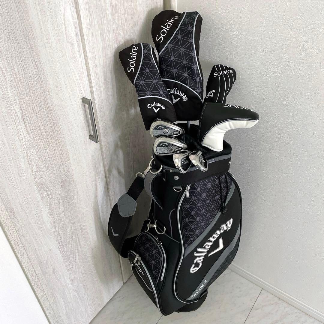 ほぼ新品未使用　最新モデル　キャロウェイ　ソレイユ　レディースゴルフクラブセット