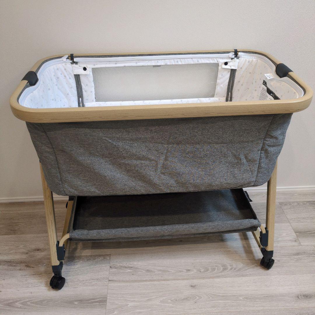 ベビーベッド グレー playkids Maydolly HZDMJ