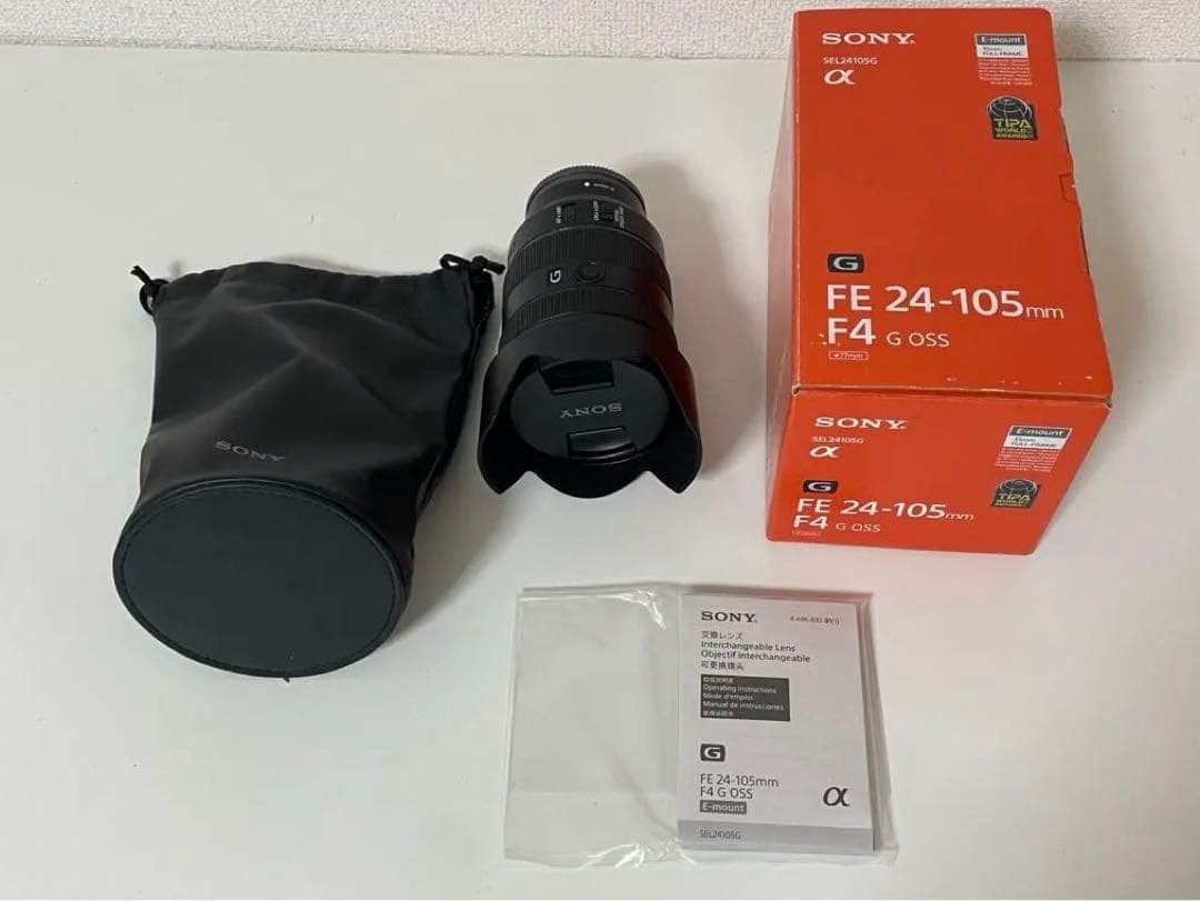 SONYズームレンズ FE24-105mm F4 G OSS SEL24105G