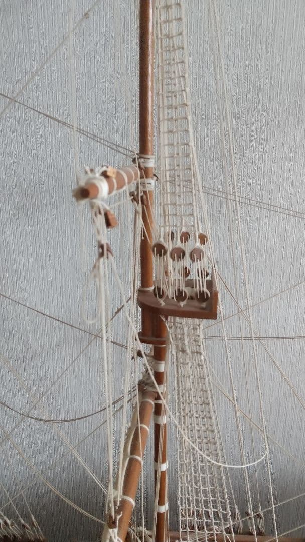 【直接引き渡し限定】特大　希少　木製の大きな船のオブジェ