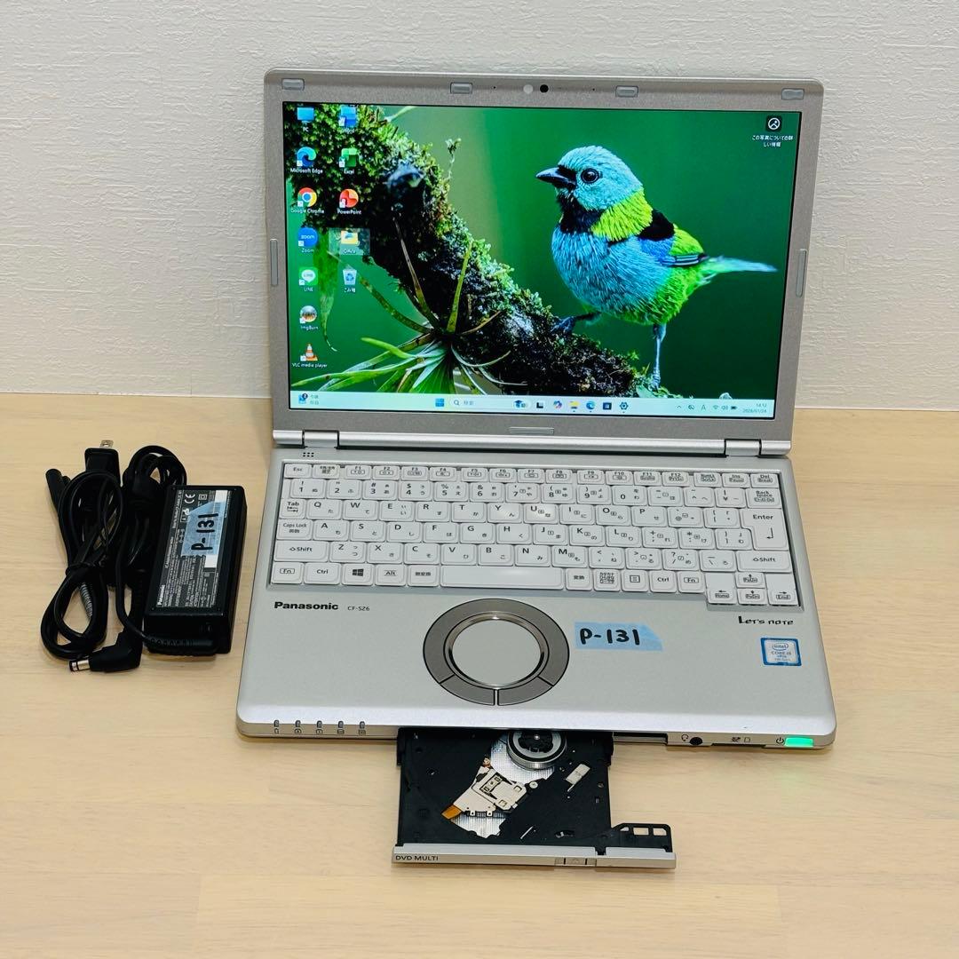 レッツノート PC Windows11 SSD DVD オフィス付き P-131