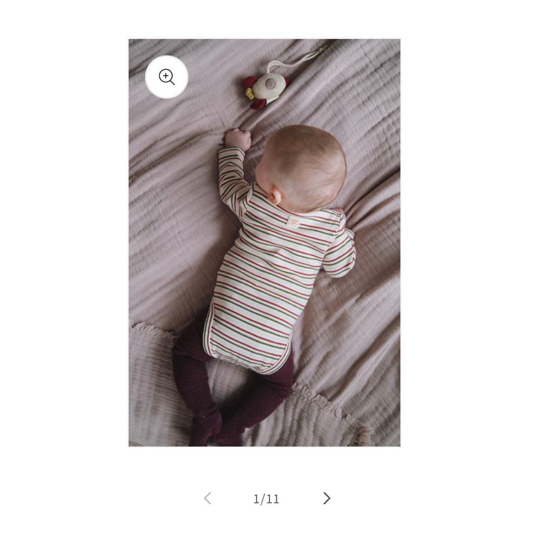 melted butter RIB BODYSUIT & BONNET セット