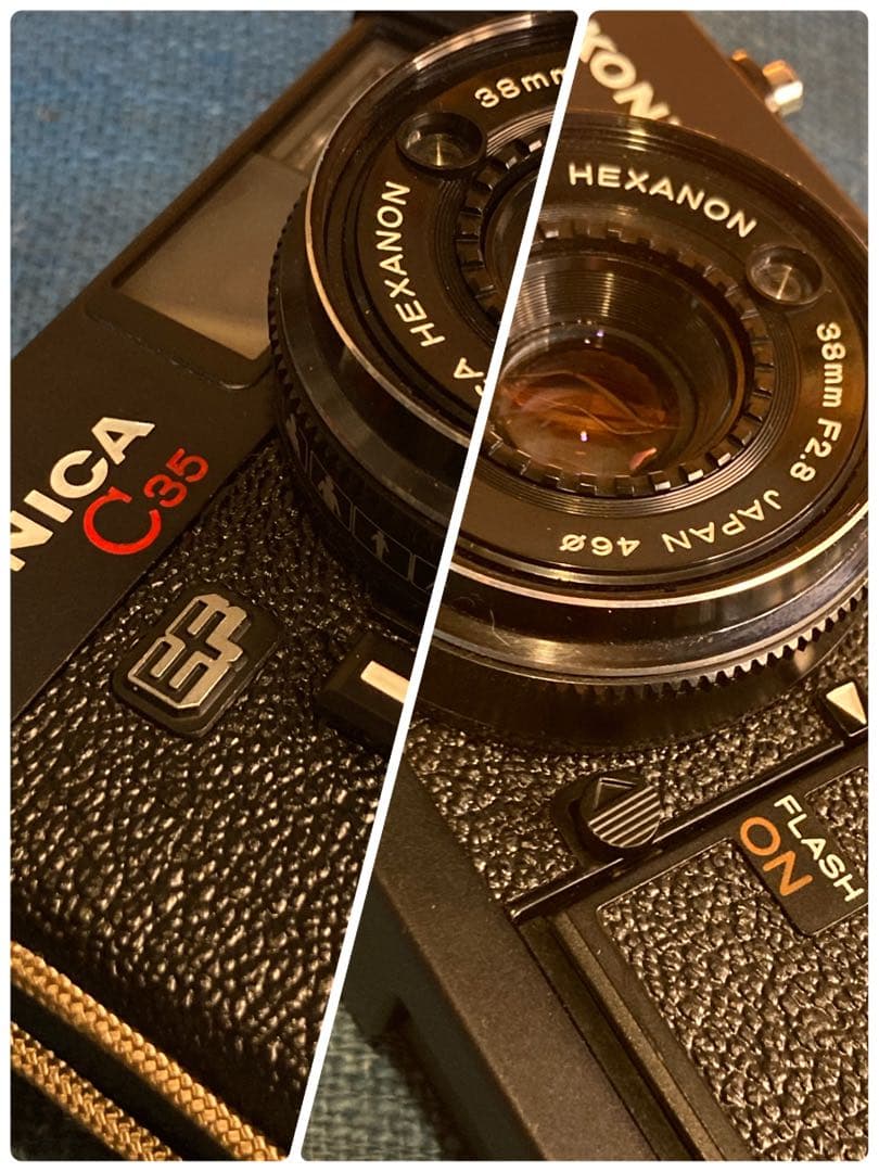 ★フィルム入門に！★コニカC35 EF★完動品＊美品＊保証付（作例見てね）