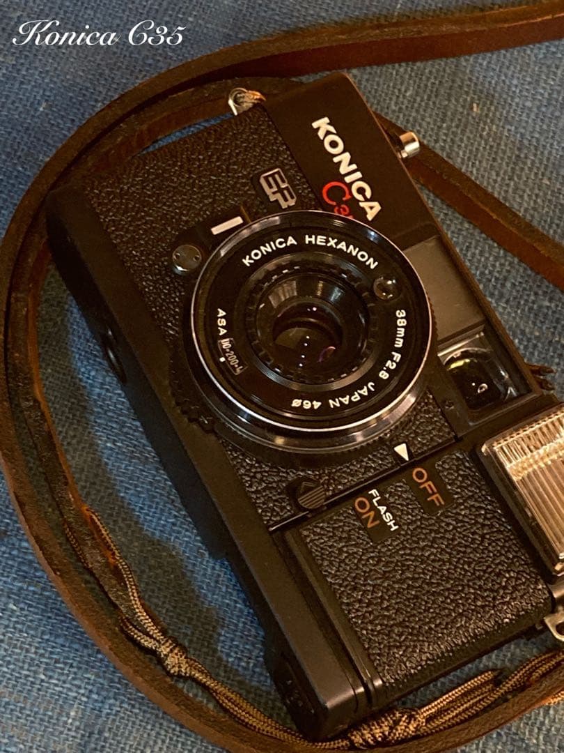 ★フィルム入門に！★コニカC35 EF★完動品＊美品＊保証付（作例見てね）