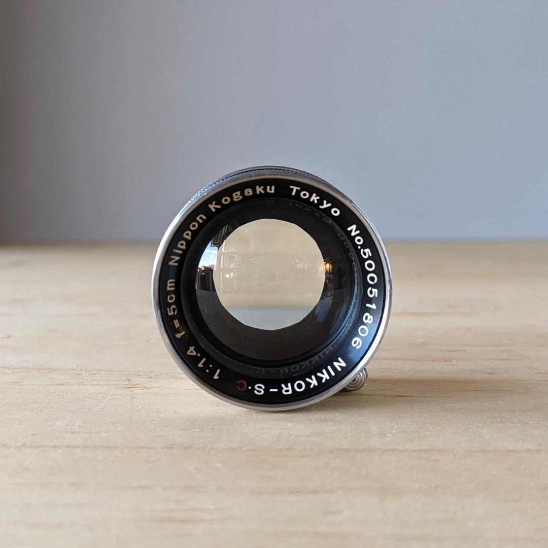 ニコンNikkor-S.C 50mm f1.4ライカL 希少レンズフード付き！