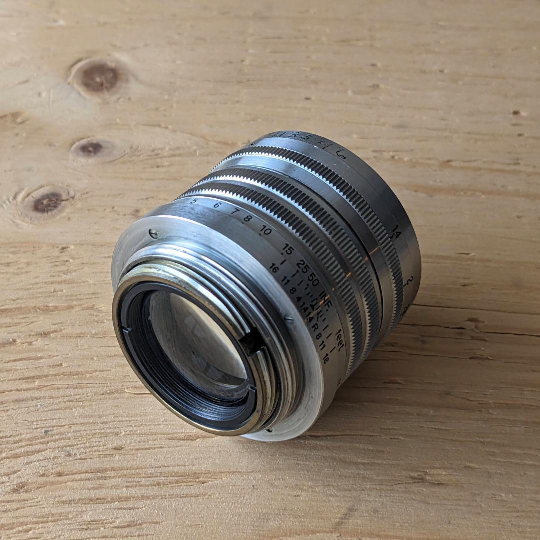 ニコンNikkor-S.C 50mm f1.4ライカL 希少レンズフード付き！