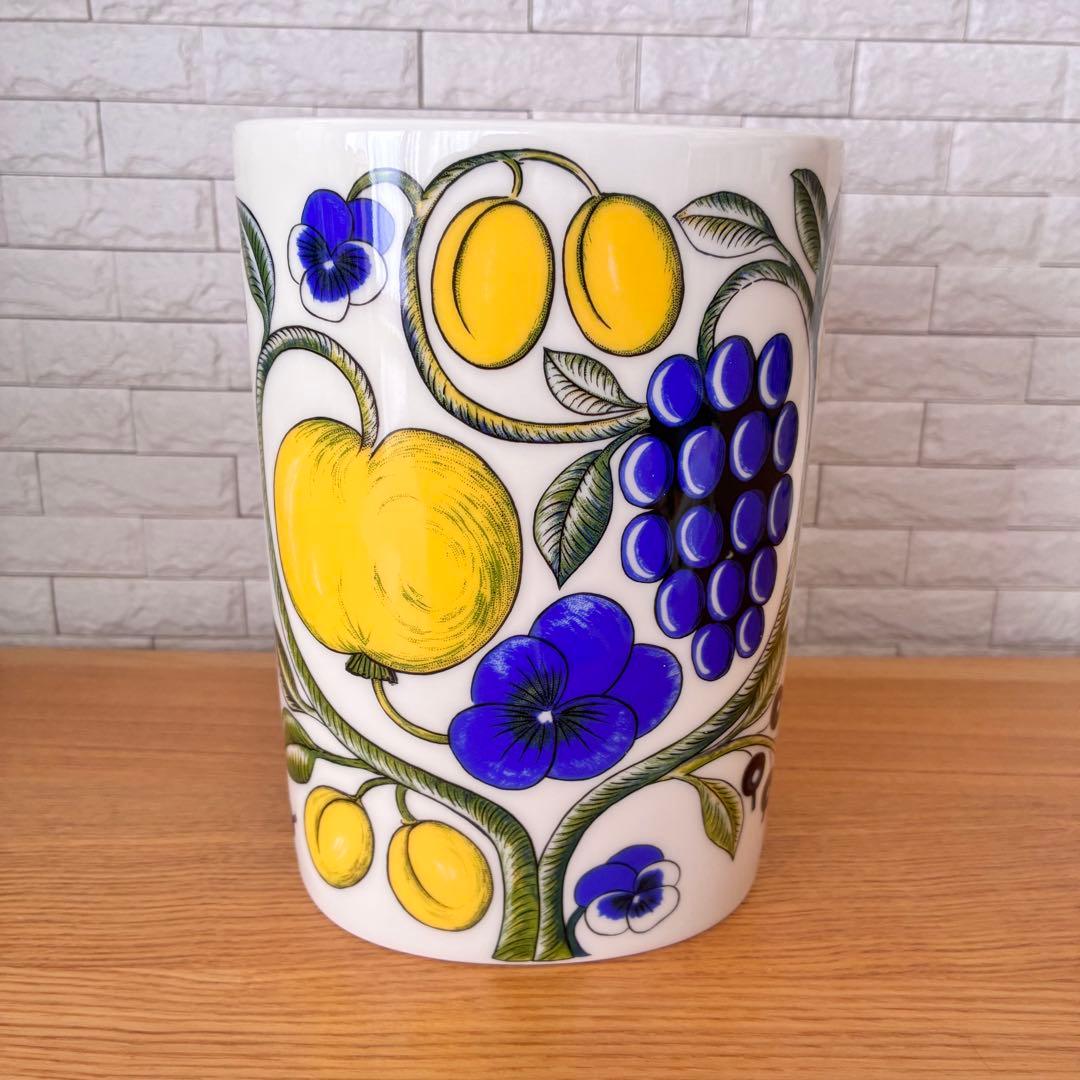 オンライン完売【新品未使用】アラビア パラティッシ イエロー 花瓶 ベース